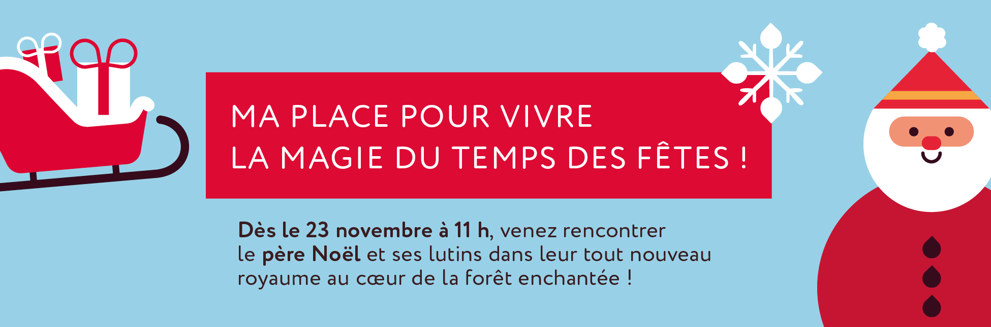 Arrivée du père Noel